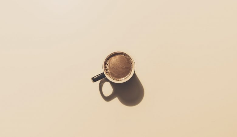 brown coffee mug